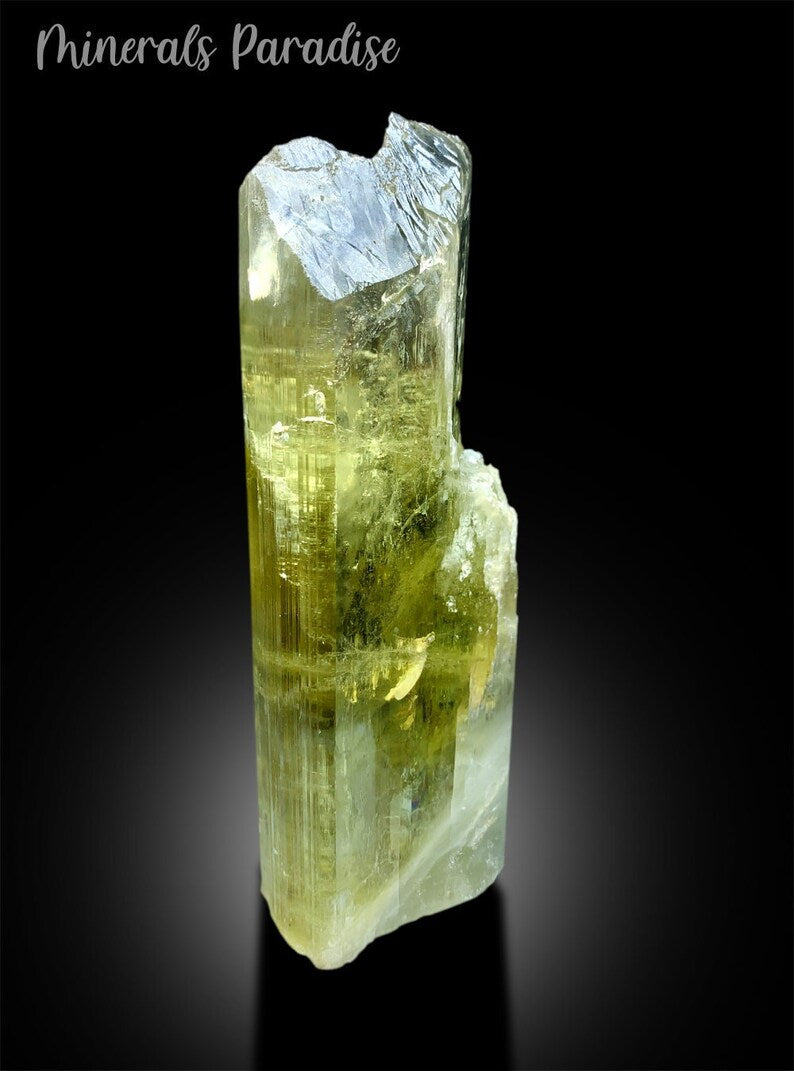 Natural Terminated Yellow Triphane Kunzite Crystal From Afghanistan - 2195 gram