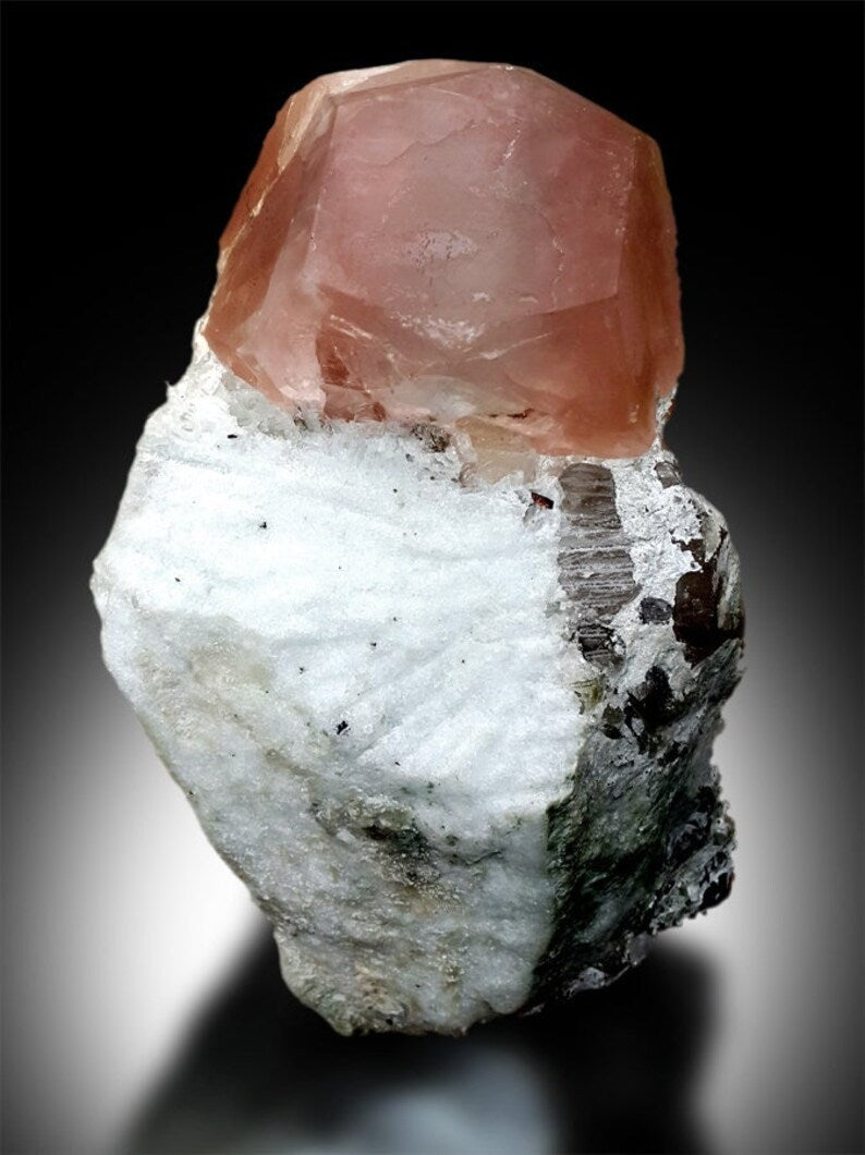 Museum Grade Pink Morganite Crystal Specimen from Dara e Pech Afghanistan - 1774 gram