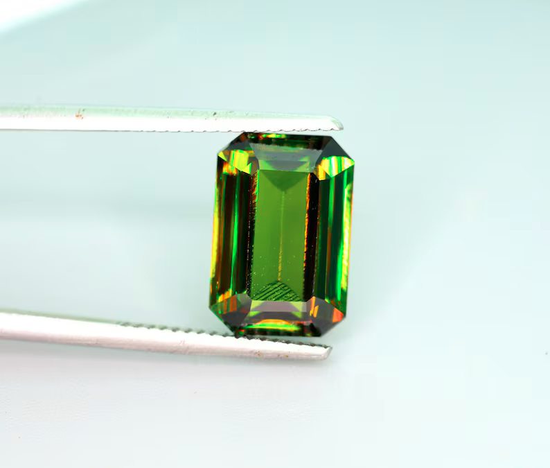 Sphene Gemstone, Sphene cut stone, Loose Gemstones , Titanite Sphene Gemstone, Sphene Jewellery, Engagement Ring - 5.75 cts -