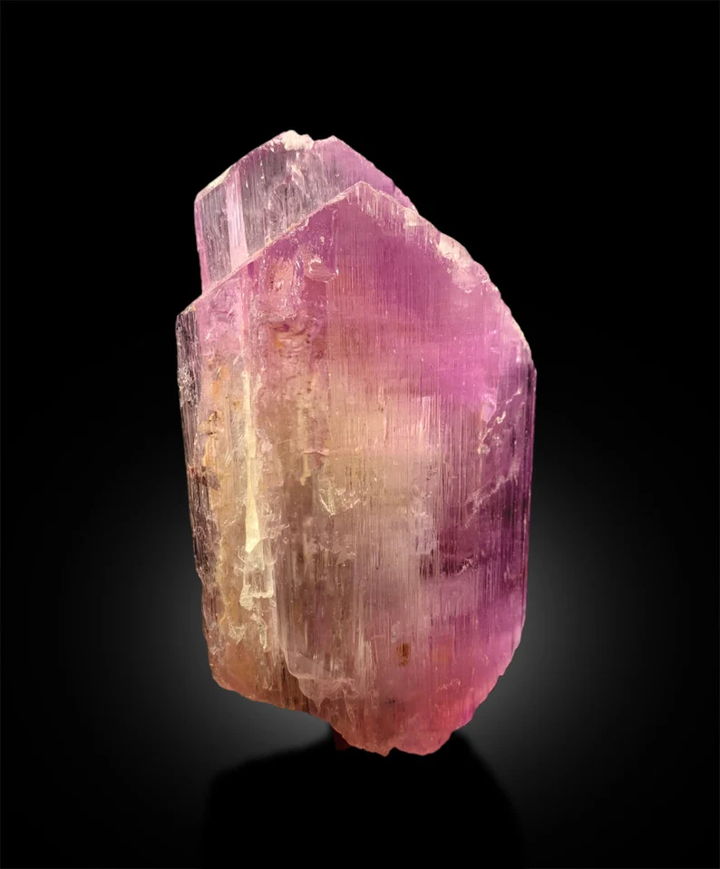 Pink Kunzite Crystal, Red Tantalite Crystal, Kunzite Specimen, Kunzite for sale, Kunzite stone, Kunzite Gemstone, Natural Kunzite, 719g