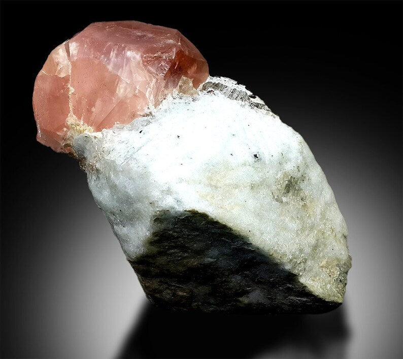 Museum Grade Pink Morganite Crystal Specimen from Dara e Pech Afghanistan - 1774 gram