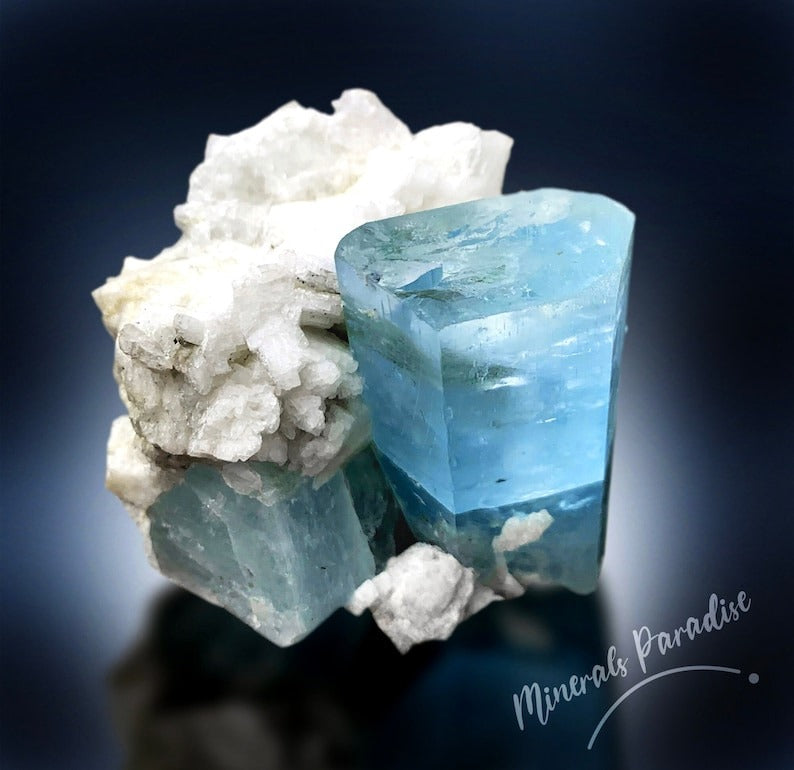 Sky Blue Aquamarine, Natural Aquamarine, Aquamarine Crystal, Aquamarine Specimen, Aquamarine Stone, Aquamarine Minerals, 150 gram