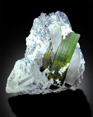 Top Grade Tourmaline Specimen, Tourmaline with Quartz, Tourmaline Crystal, Green Tourmaline, Mineral Specimen, 4385 g, 215*142 mm