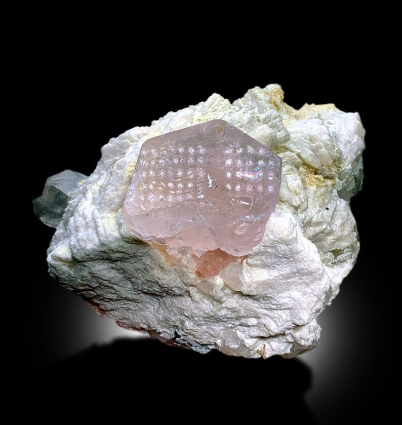 Pink Morganite Specimen with Albite and Quartz from Dara e Pech Afghanistan, 2640 g