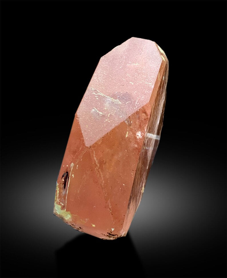 Morganite Crystal, Morganite Specimen, Morganite Stone, Raw Morganite, Mineral Specimen, Raw Gemstone, Peach Morganite, 275 gram