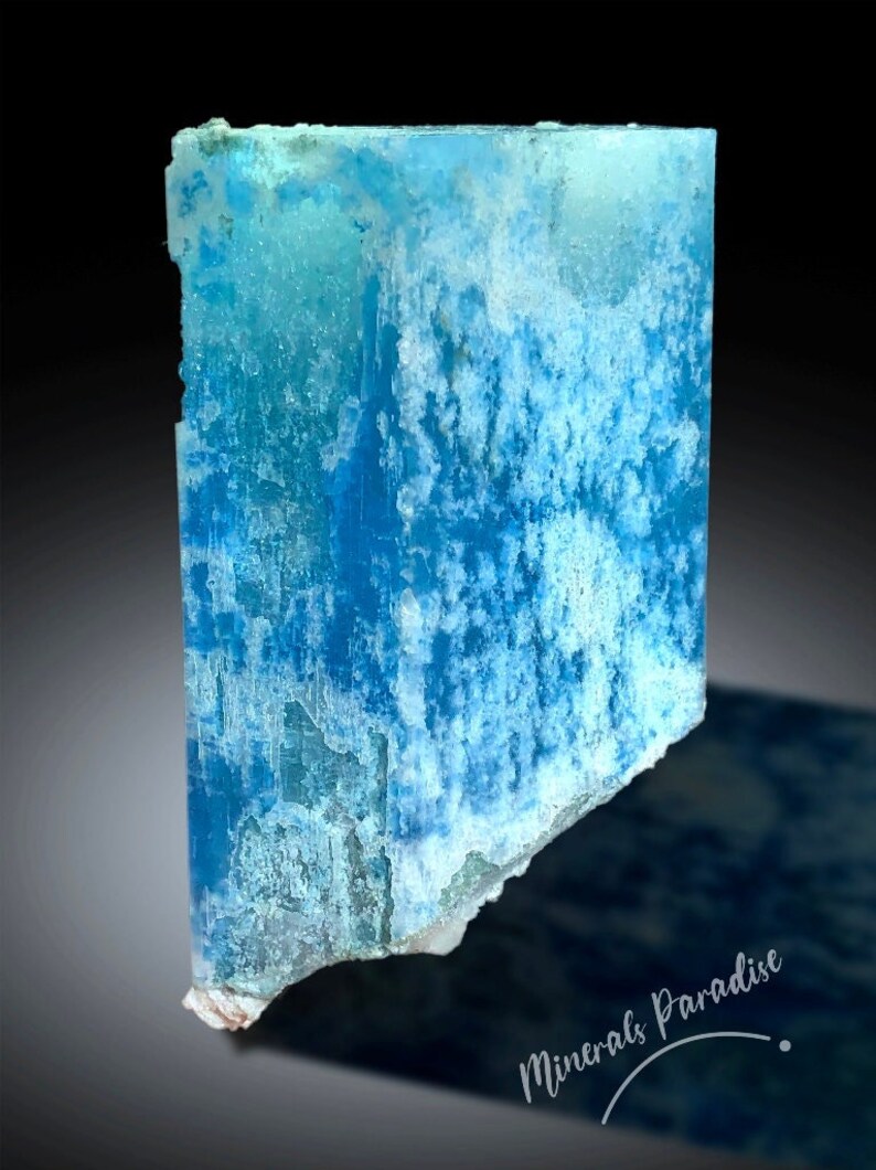 Sky Blue Aquamarine Crystal, Natural Aquamarine, Aquamarine Specimen from Afghanistan, 585 g