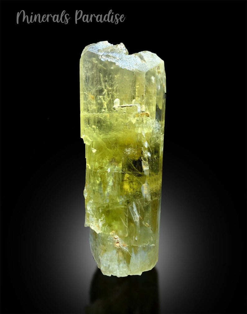 Natural Terminated Yellow Triphane Kunzite Crystal From Afghanistan - 2195 gram