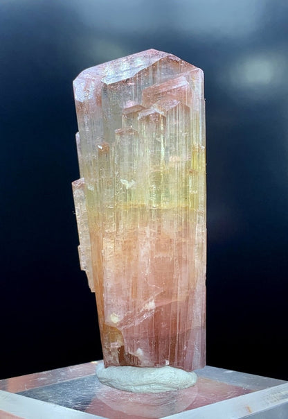 Tourmaline Crystal, Bicolor Tourmaline, Terminated Tourmaline, Tourmaline Gemstone, Tourmaline Crystal From Afghanistan - 63 Gram