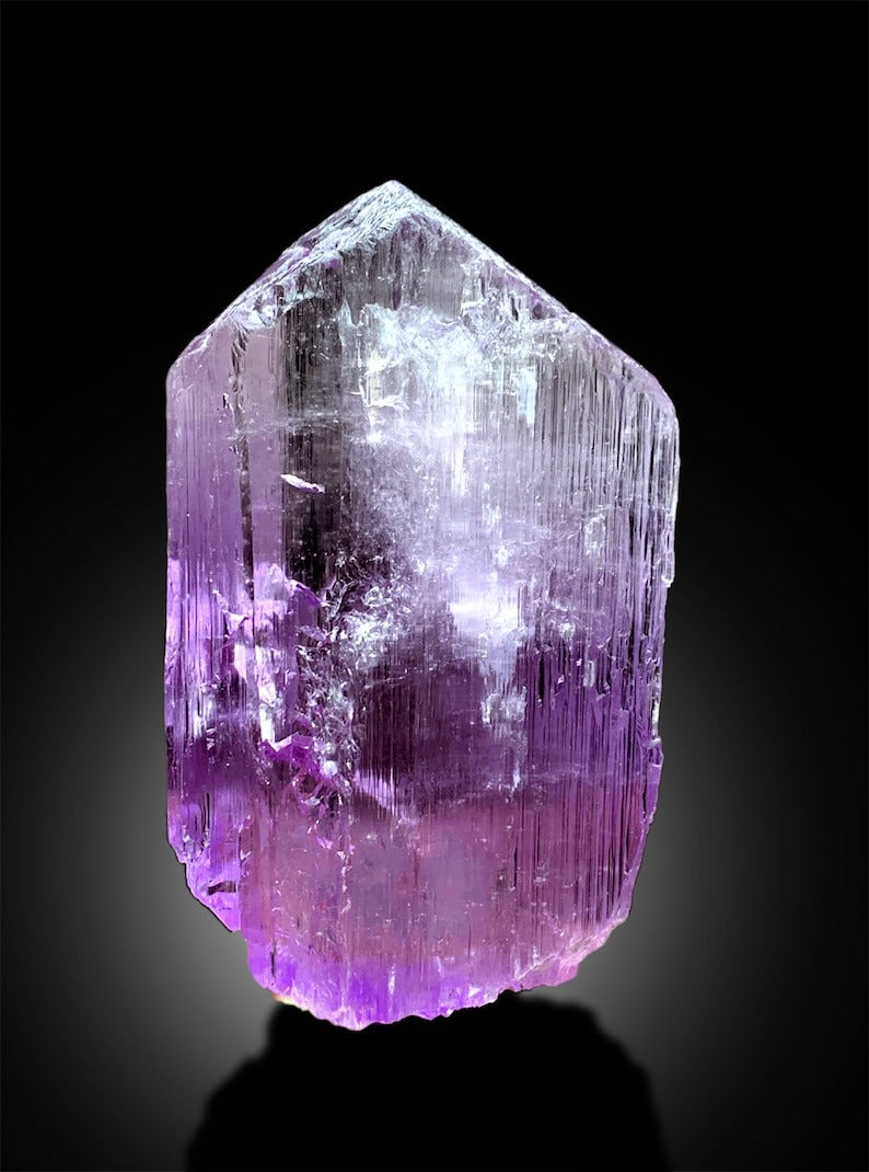 Pink Kunzite Crystal, Natural Kunzite, Kunzite Stone, Kunzite for sale, Kunzite gemstone, Mineral Specimen, Crystal Specimen, 414 gram