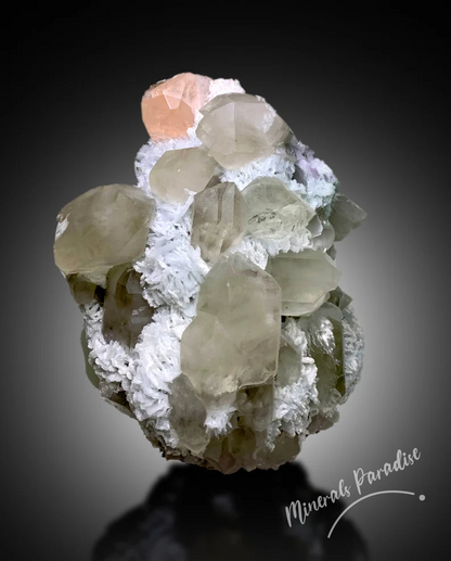 Natural Morganite Specimen with Tourmalines Cleavlandite Albite and Quartz from Afghanistan, Morganite Specimen, Morganite For Sale 2566 g