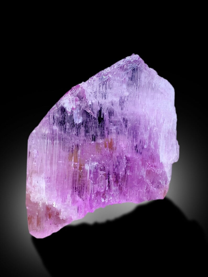 Mountain Shape Double Terminations Pink Kunzite Crystal From Afghanistan - 596 gram