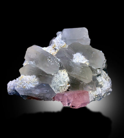 Natural Pink Morganite With Quartz and Cleavelandite Albite Mineral Specimen From Afghanistan - 1986 gram