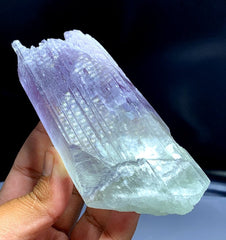 Bicolor Kunzite Crystal, Natural Kunzite, Kunzite stone, Pink Kunzite, Kunzite for sale, Raw Kunzite, Mineral Specimen, Healing Stone, 449 g