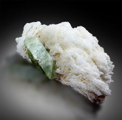 Hydroxyl Herderite with Albite , Hydroxyl Herderite Specimen, Herderite stone, Rare Mineral, Rare Stone, Mineral Specimen, 72 g , 72*37 mm