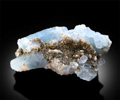 Aquamarine Crystals with Muscovite Mica, Aquamarine Cluster, Aquamarine Specimen, Mineral Specimen, Crystals Clusters, Raw Aquamarine, 3.5kg