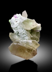 Natural Pink Color Kunzite with Green Tourmalines, Quartz and Cleavelandite Albite, Mineral Specimen, Raw Mineral, Kunzite Specimen - 8.2 Kg