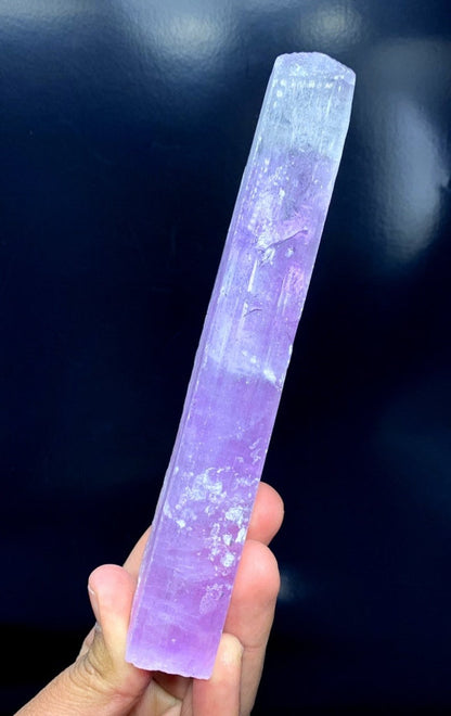 V Shape Terminated Bicolor Kunzite Crystal, Raw Mineral, Crystal Specimen, Kunzite Gemstone, Kunzite Crystal from Afghanistan - 363 gram