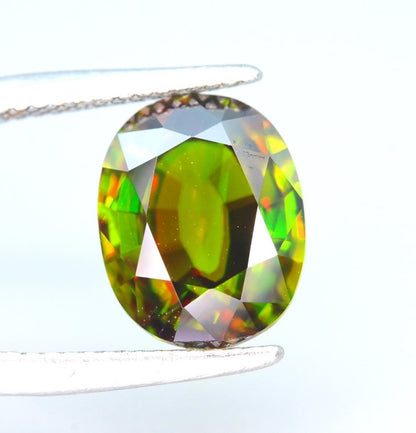 Sphene Gemstone, Sphene cut stone, Fire Sphene, Titanite Sphene Gemstone, Sphene Jewellery, Engagement Ring - 6.70 cts