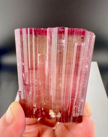 Red Tourmaline crystal from Afghanistan, 128 gram
