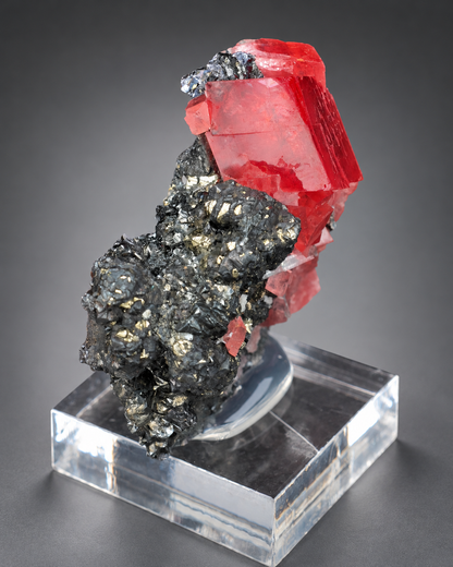 Rhodochrosite with Tetrahedrite – Sweet Home Mine, Colorado, USA – Raspberry Pocket