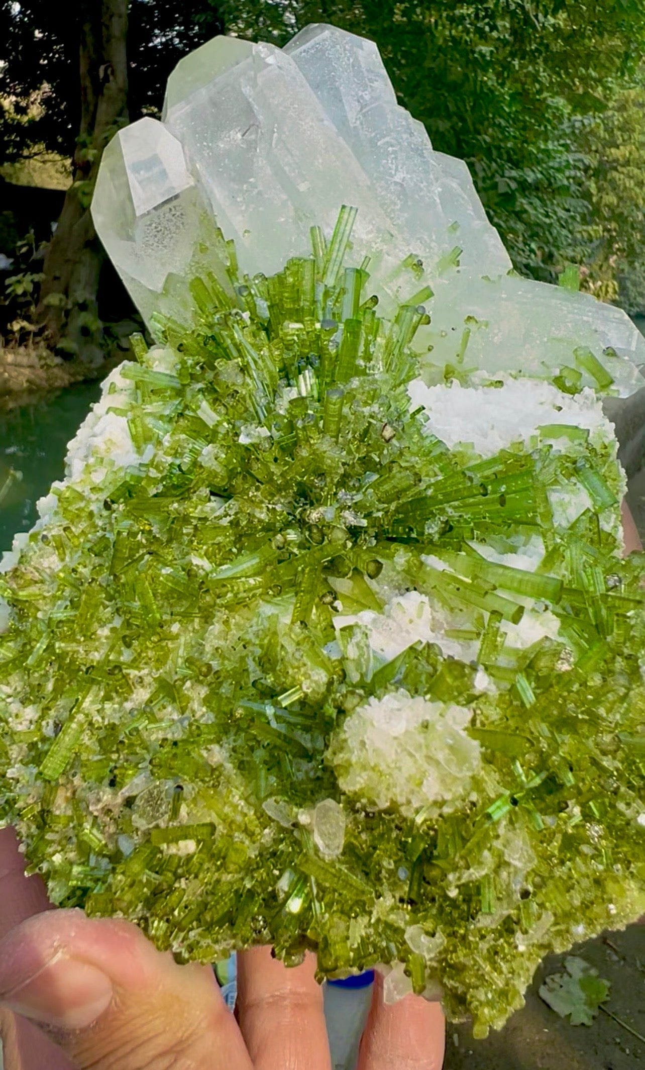 Tourmaline Crystals Cluster with Quartz on matrix from Chapu Mine Pakistan, 7014 gram