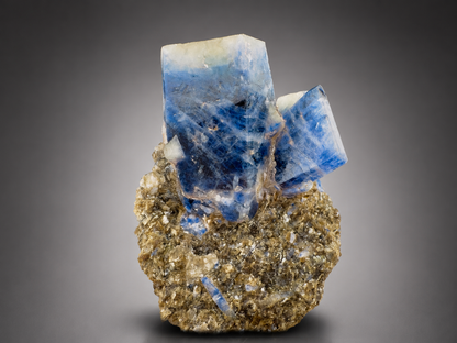 Sapphire Crystals on Matrix from Badakhshan Afghanistan – Fluorescent Collector Mineral Specimen , 210 gram