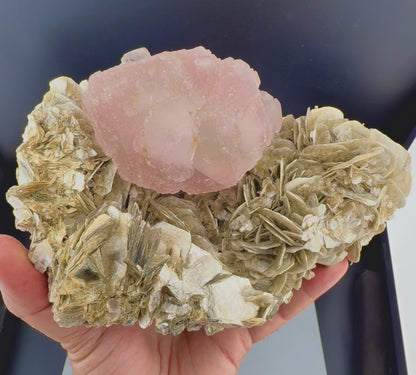 Pink Fluorite with Mica from Pakistan, 1619 gram