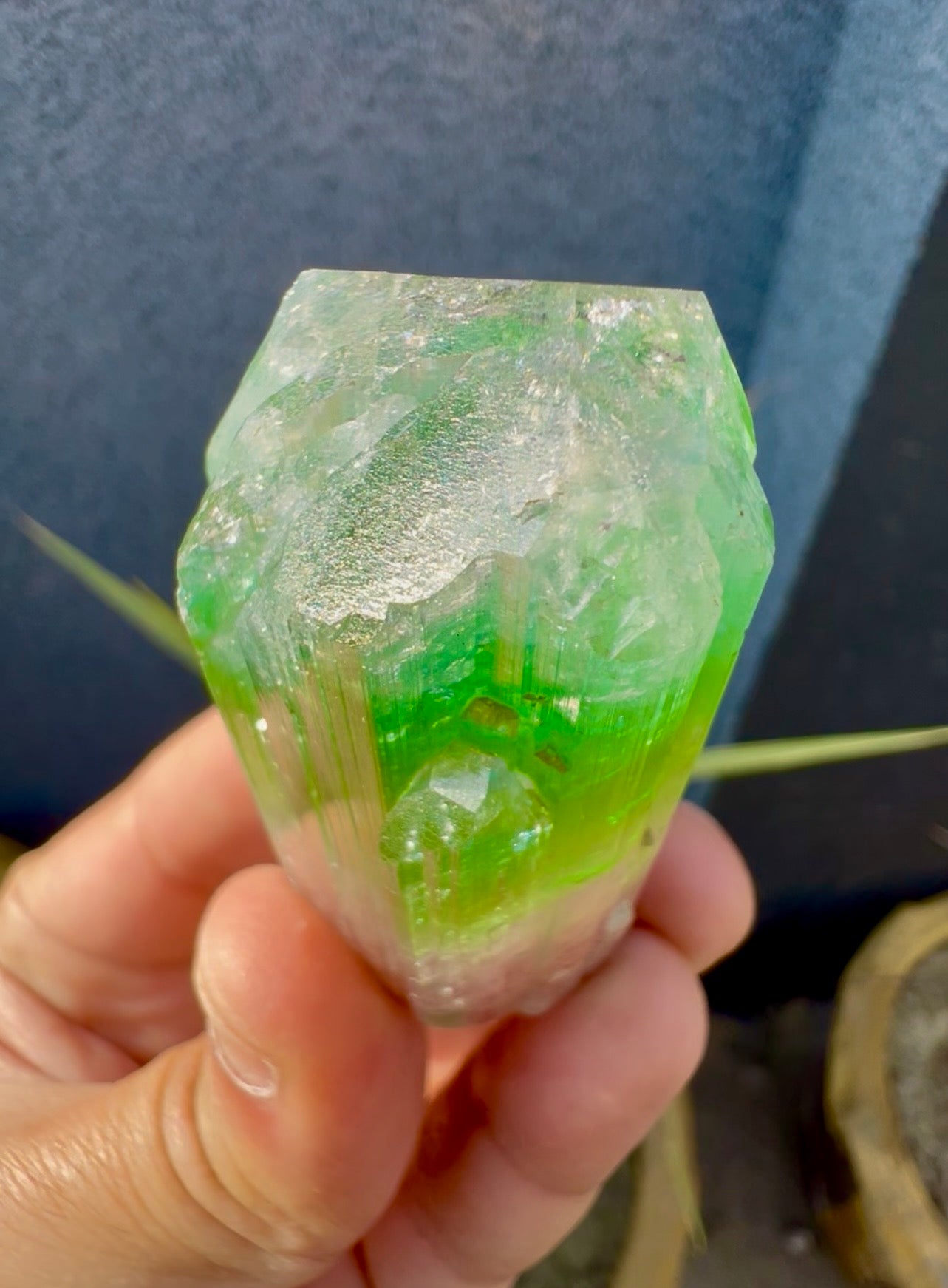 Multicolor Tourmaline Crystal from Paprok  - 76 gram