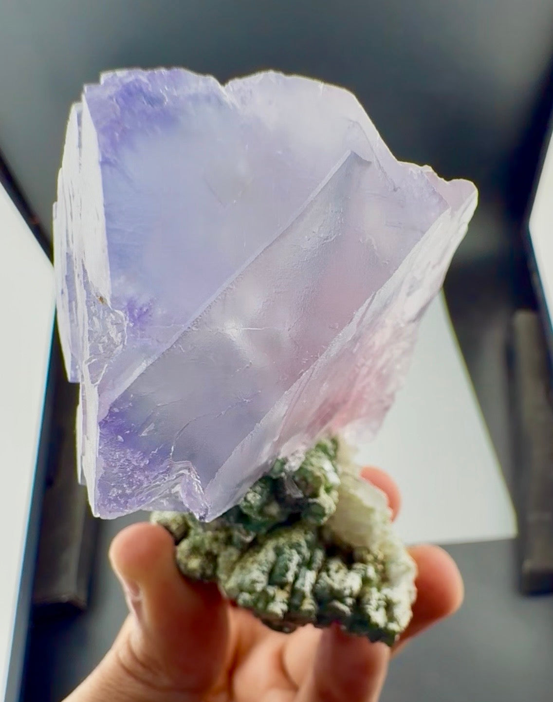 Fluorite on matrix from Afghanistan, 378 gram