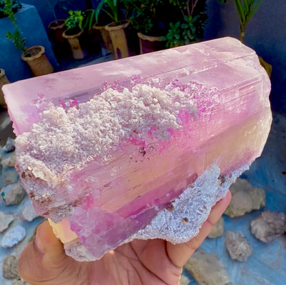 Spodumene var Kunzite with Cleavlandite Albite from Afghanistan, 1231 gram