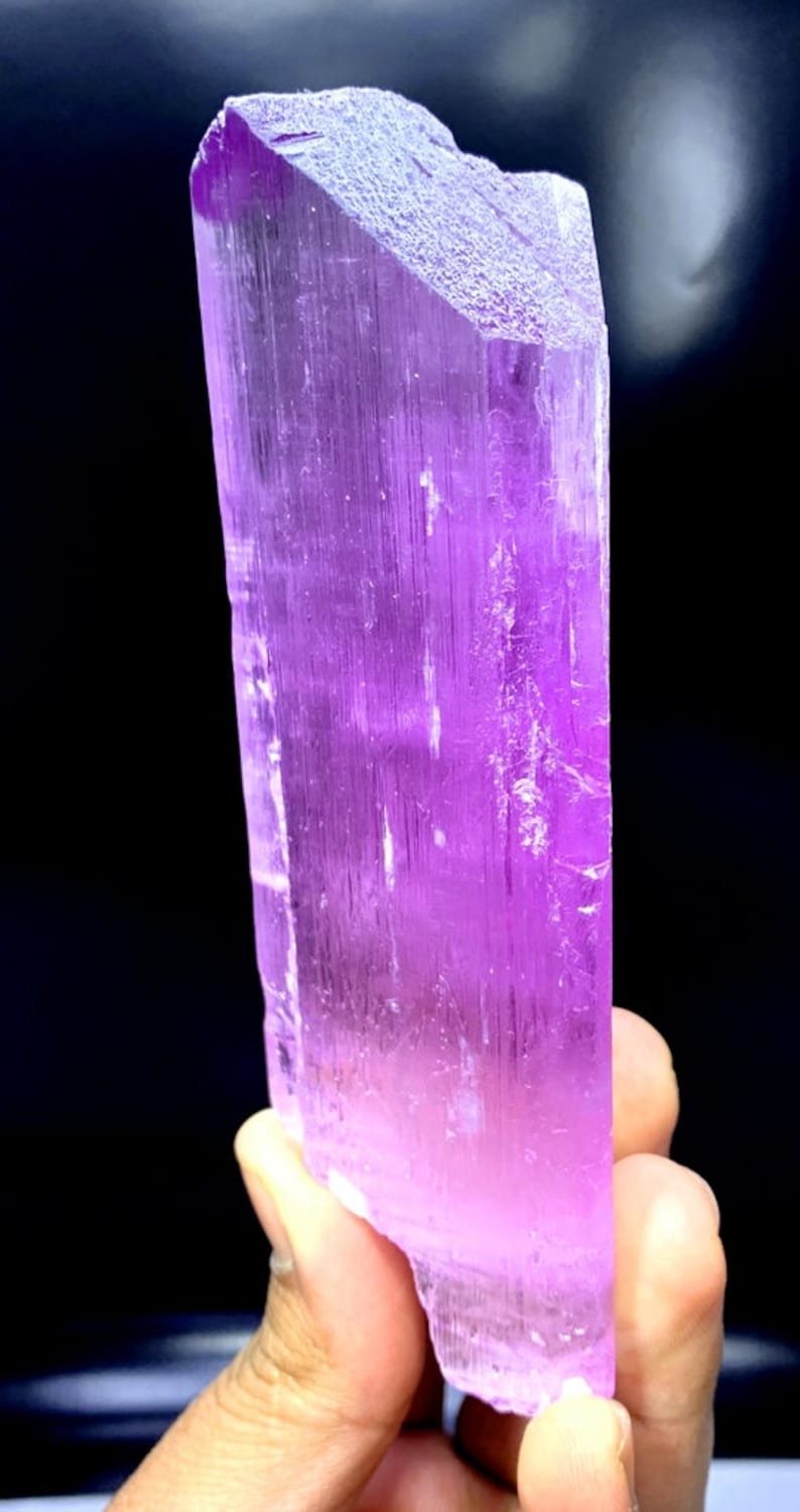 Natural Terminated Pink Kunzite Crystal From Afghanistan - 335 gram