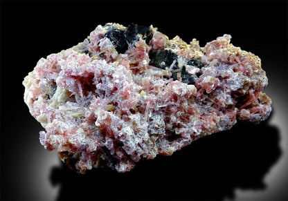 Tourmaline Crystals with Herderite and Lepidolite Mica, Tourmaline Specimen, Rare Herderite, Mineral Specimen, Paprok Tourmaline, 1433 g