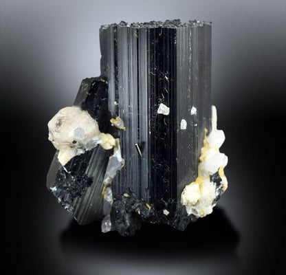 Fluorapatite, Apatite, Aquamarine, Schrol, Tourmaline, Quartz Combo Specimen, Mineral Specimen, Rare Specimen - 272 gram, 72*62*62 mm