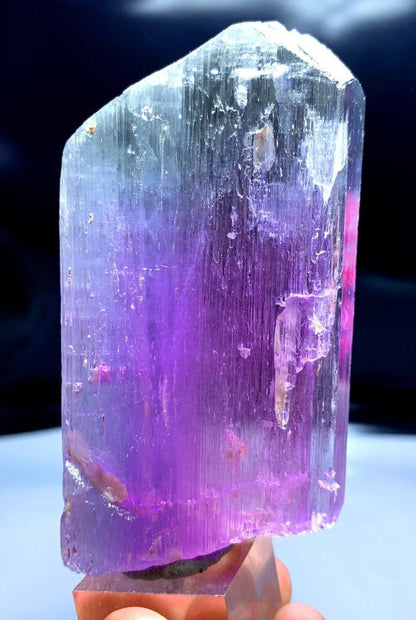 Natural Bicolor Kunzite Crystal, Kunzite Stone, Kunzite Specimen, Raw Mineral, Kunzite Crystal from Afghanistan - 291 gram