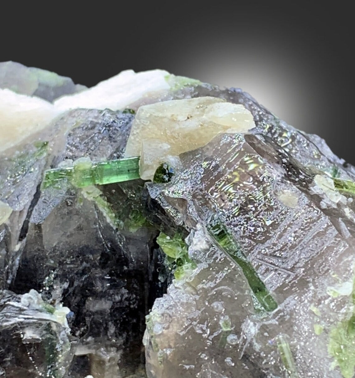 Topaz Crystals with Tourmalines, Herderite Crystals, Smoky Quartz Crystals, Crystal Cluster, Topaz Specimen, Tourmaline Cluster, 4377 g