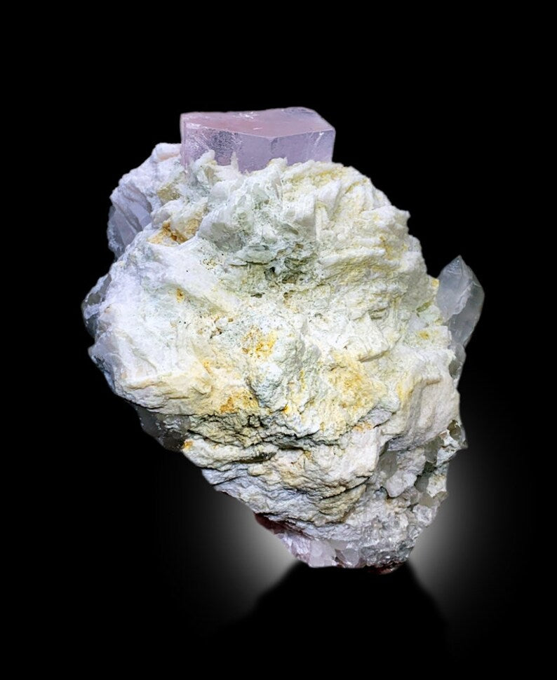 Pink Morganite Specimen with Albite and Quartz from Dara e Pech Afghanistan, 2640 g