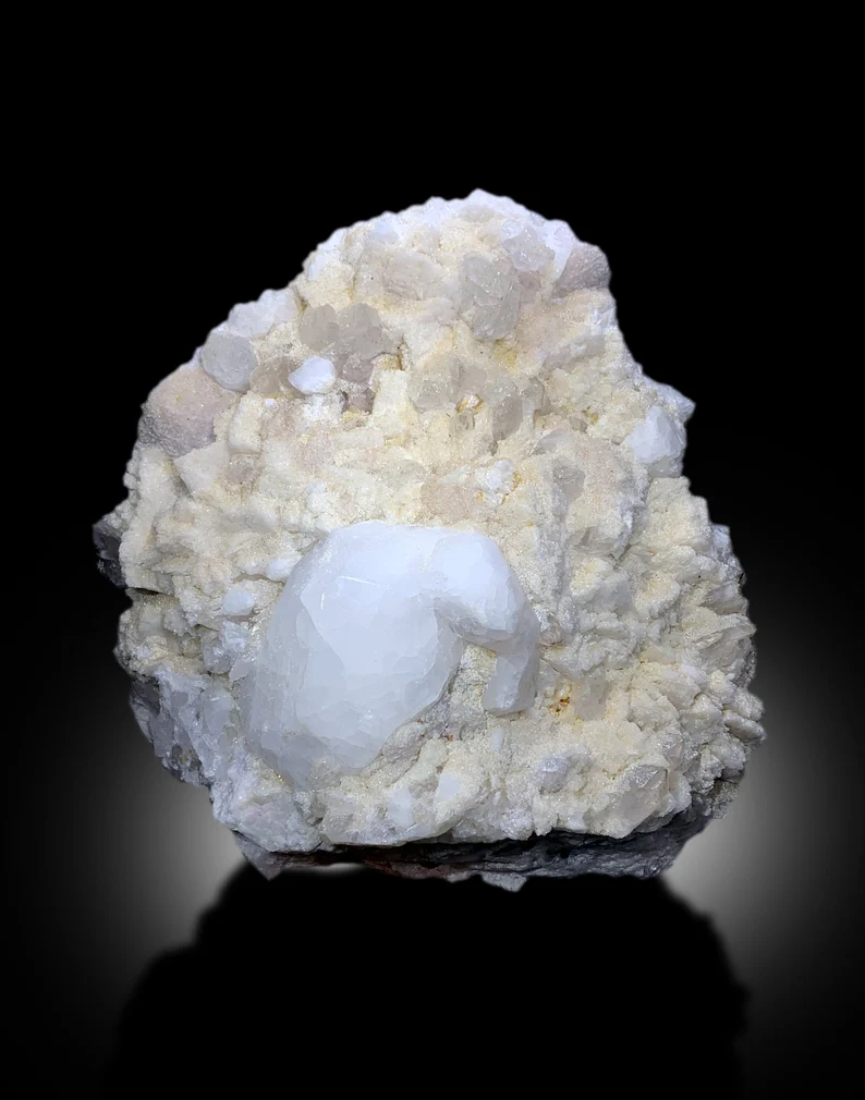 Pollucite With Herderite Albite and Feldspar Mineral Specimen From Skardu Pakistan - 6510 gram