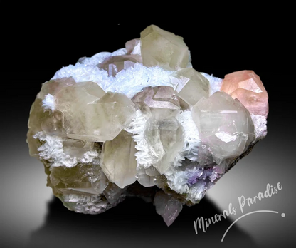 Natural Morganite Specimen with Tourmalines Cleavlandite Albite and Quartz from Afghanistan, Morganite Specimen, Morganite For Sale 2566 g