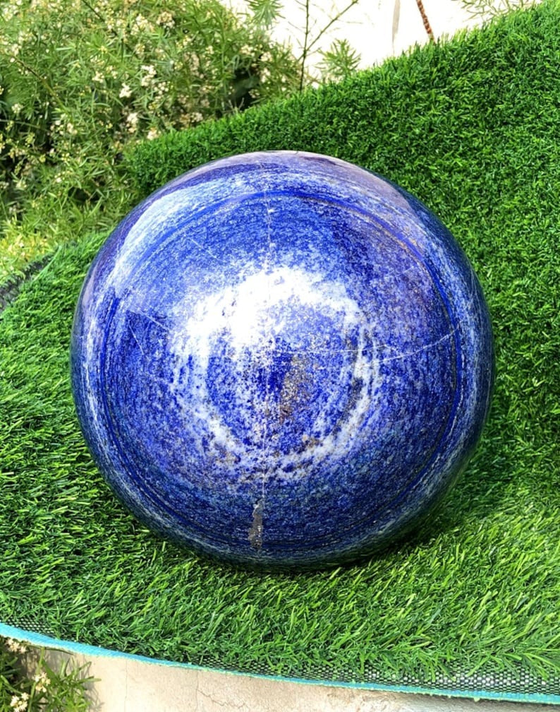 Lapis Lazuli Polished Ball, Blue Lapis, Polished Ball, Polished Stone, Lapis stone, Home Decor, Display Specimen - 15 kg