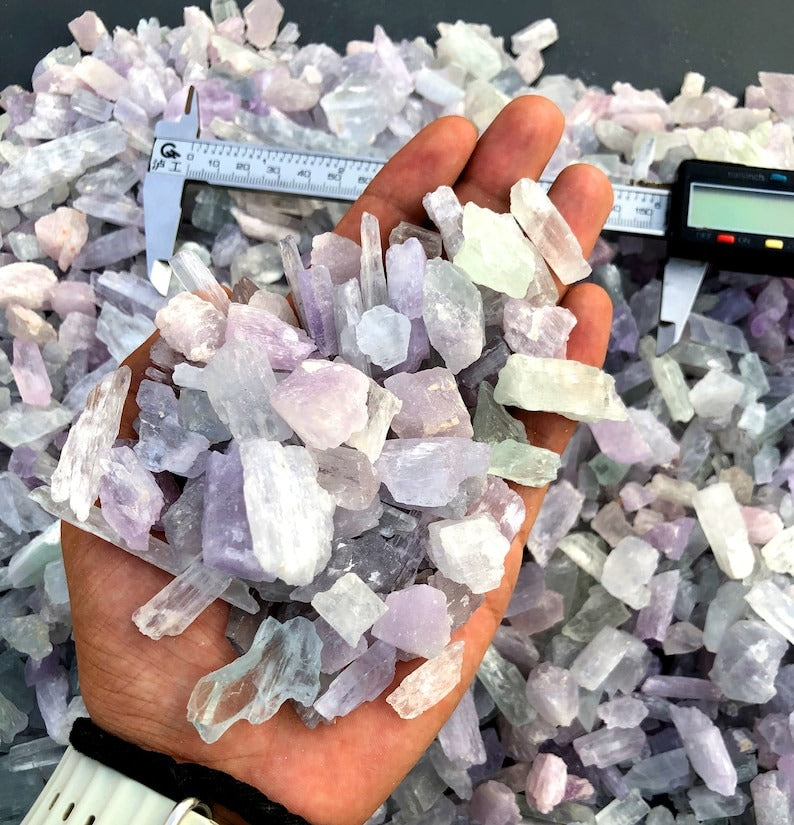 Natural Bicolor Kunzite Parcel, Kunzite Rough, Whole Sale Crystals, Kunzite Lot, Kunzite Rough Stone, Kunzite from Afghanistan - 7.6 Kg