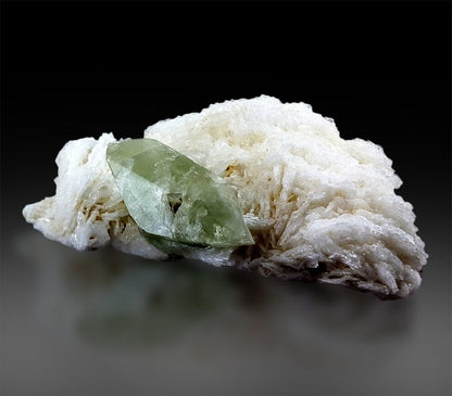 Hydroxyl Herderite with Albite , Hydroxyl Herderite Specimen, Herderite stone, Rare Mineral, Rare Stone, Mineral Specimen, 72 g , 72*37 mm