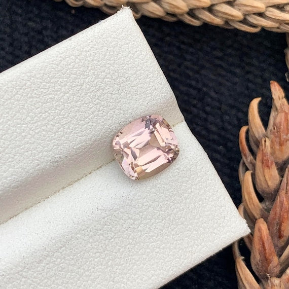 Misty Rose Tourmaline Loose Gemstone For Jewelry, Faceted Tourmaline Ring Stone, Pink Tourmaline Gemstone, Flawless Tourmaline Stone, 2 CT