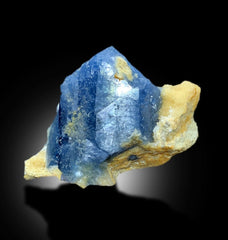 Blue Celestine With Calcite Mineral Specimen From Baghdis, Afghanistan - 744 gram