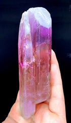 Natural Terminated Twinned Pink Kunzite Crystal From Afghanistan - 405 g