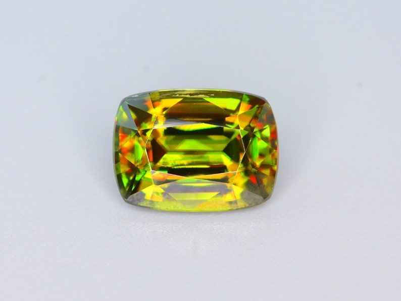 Sphene Gemstone, Sphene cut stone, Fire Sphene, Titanite Sphene Gemstone, Sphene Jewellery, Engagement Ring - 4.35 cts