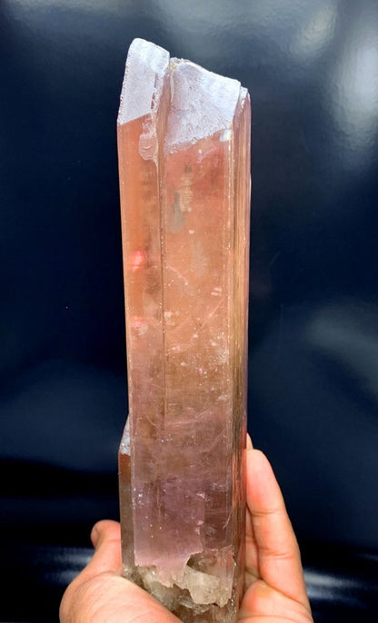 Natural Pink Color Double Terminated Kunzite Crystal, Kunzite Gemstone, Kunzite Specimen, Kunzite Crystal from Afghanistan - 1345 gram