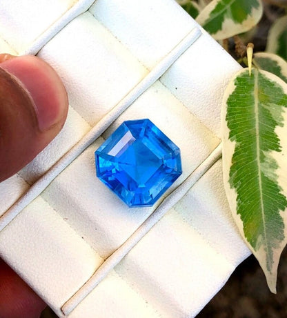 Santa Maria Color Natural Aquamarine Gemstone, Blue Aquamarine, Aquamarine Jewellery, Aquamarine Gift 12.75 cts