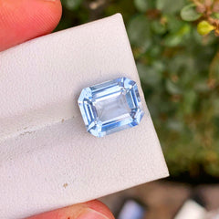 Santa Maria Aquamarine Ring Stone, Natural Aquamarine Gemstone For Jewelry