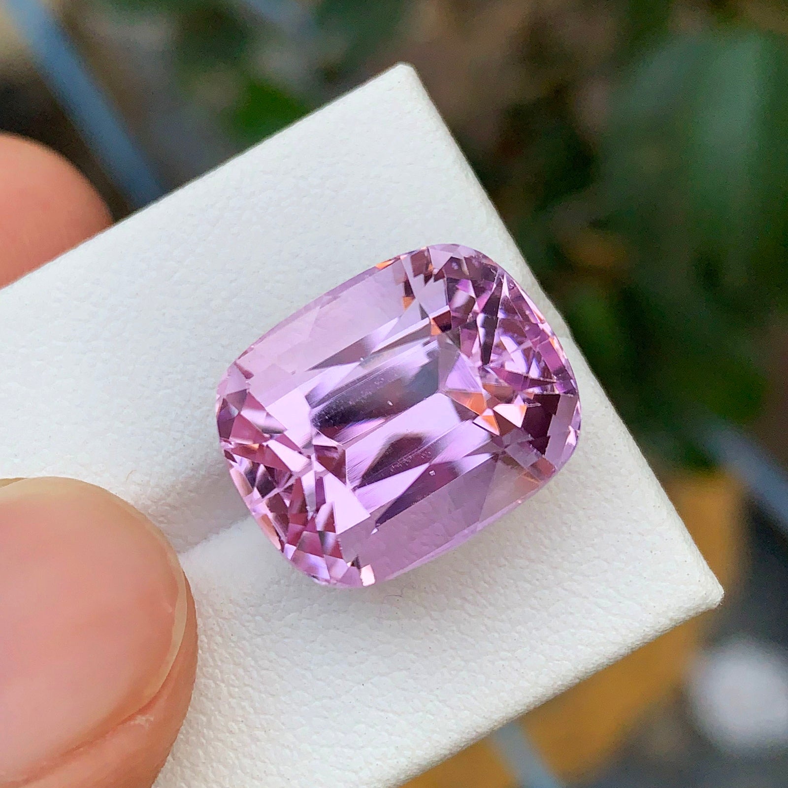 Light Pink Kunzite Jewelry Stone, Natural Kunzite Gemstone For Ring