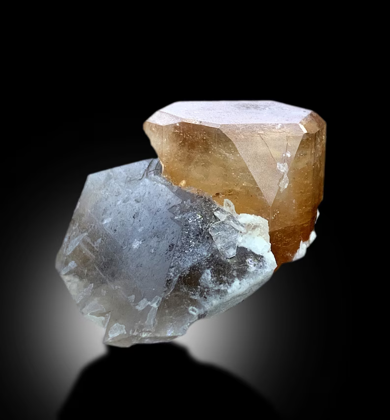 50 gram topaz smoky quartz mineral specimen for sale